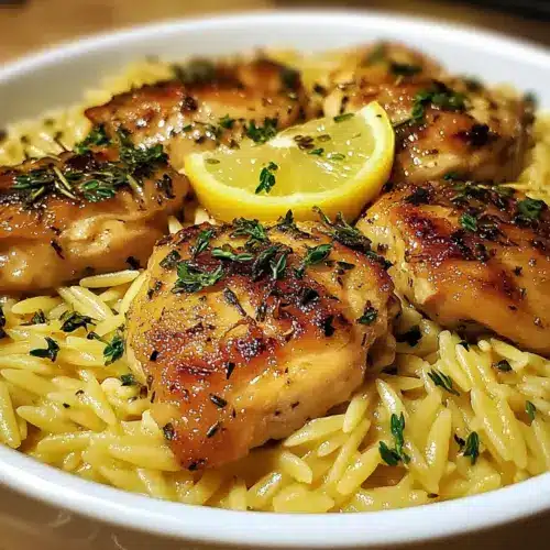 Instant Pot Lemon Herb Chicken with Orzo