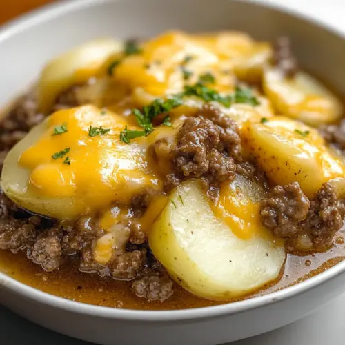 Crockpot Hamburger Potato Casserole