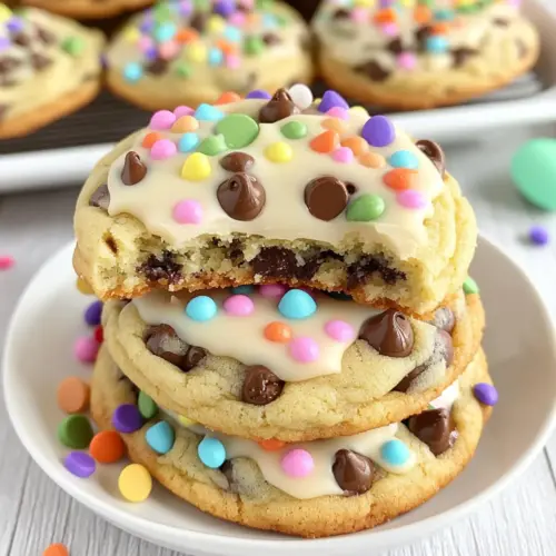Easter Chocolate Chip Cookies