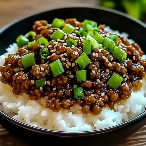 Korean Ground Beef Bowl