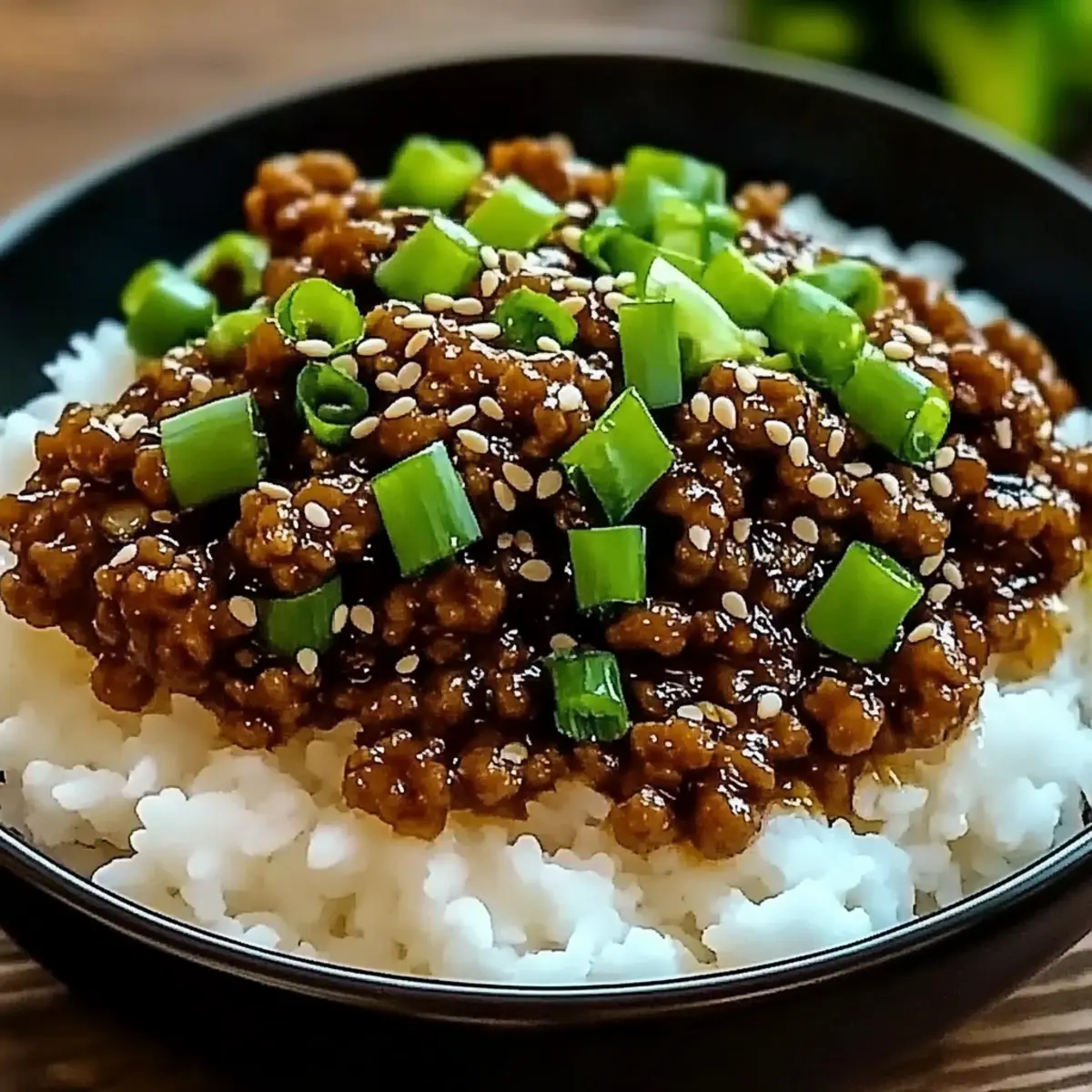 Korean Ground Beef Bowl