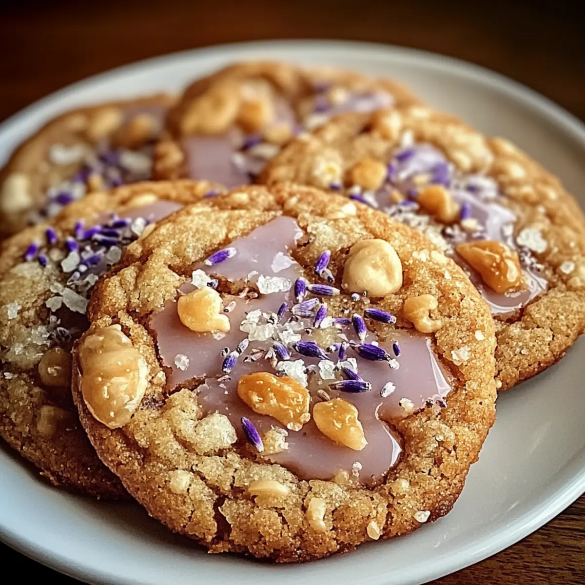 Lavender Honey Crunch Cookies