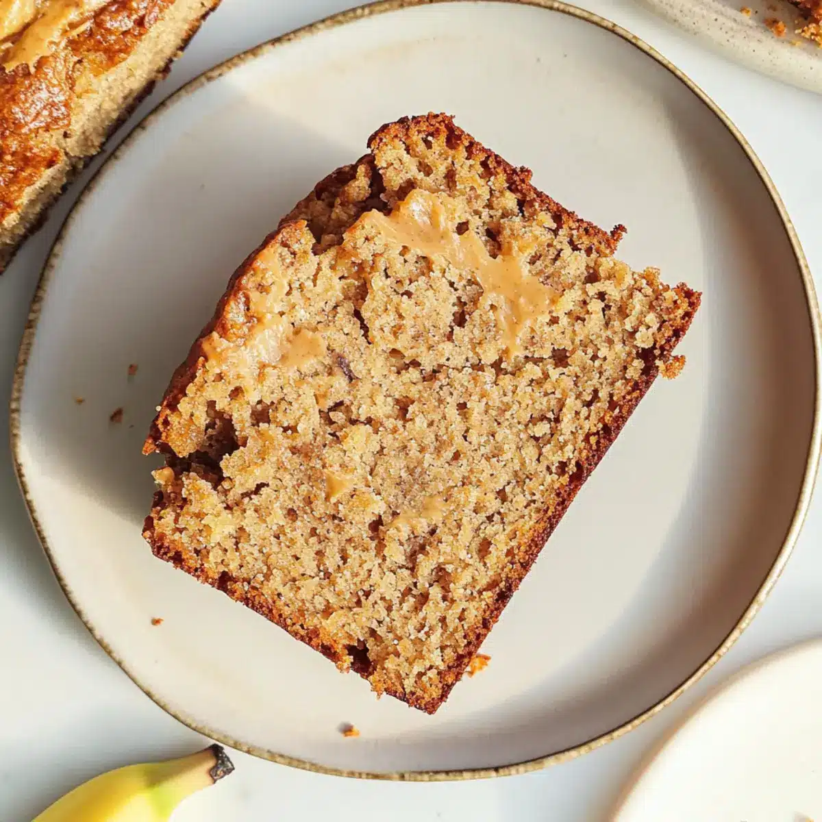 Peanut Butter Banana Bread