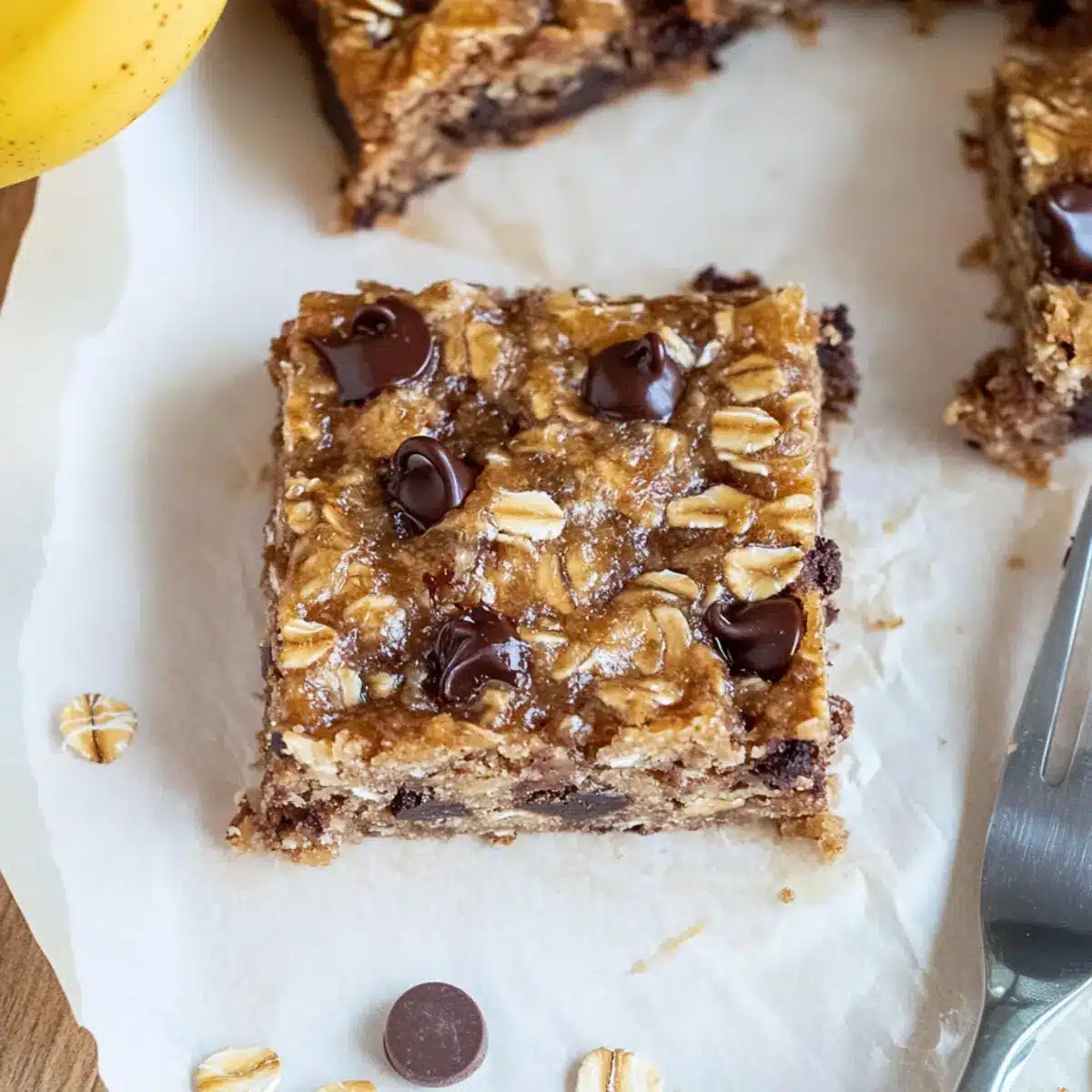 Banana Oatmeal Bars