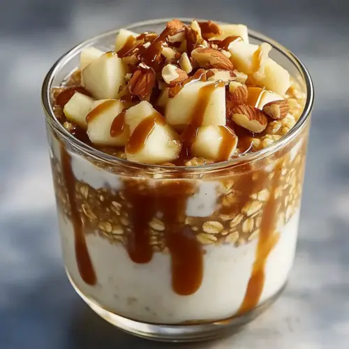 Caramel Apple Overnight Oats