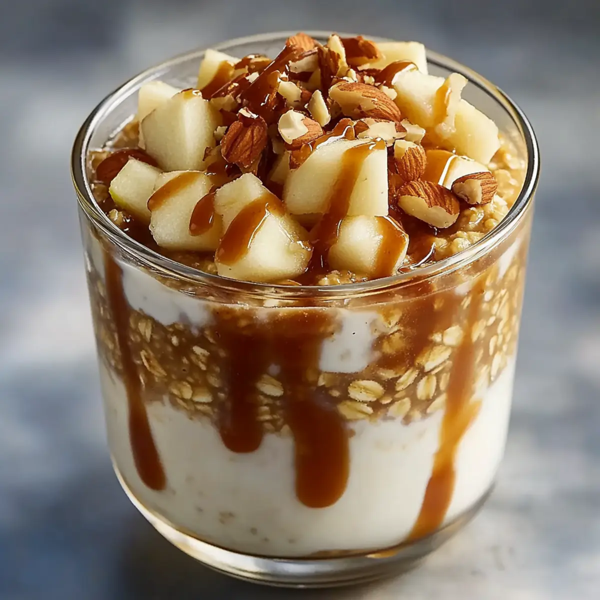 Caramel Apple Overnight Oats