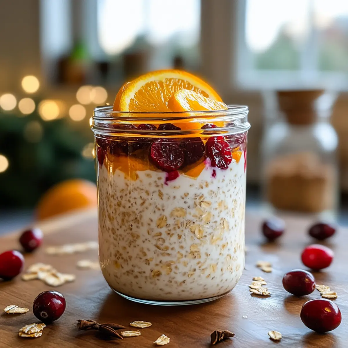 Cranberry Orange Overnight Oats