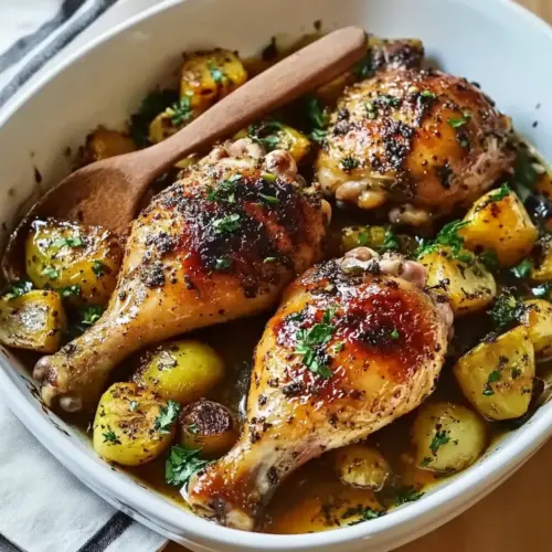 Maple Mustard Chicken Thighs