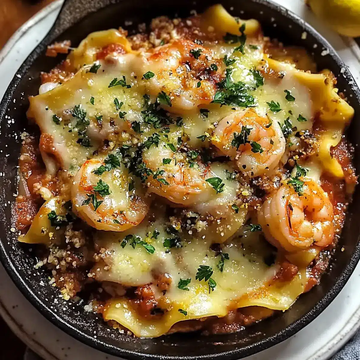 One Pot Skillet Lasagna