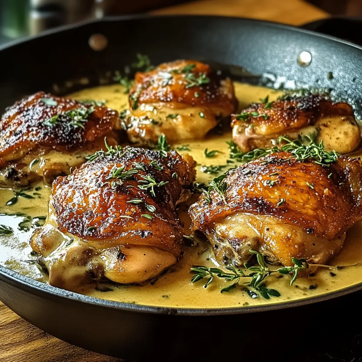 Ina Garten Chicken Thighs & Creamy Mustard Sauce