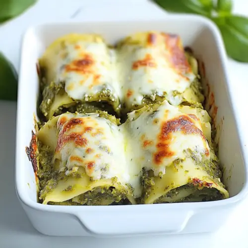 Pesto Lasagna Rolls