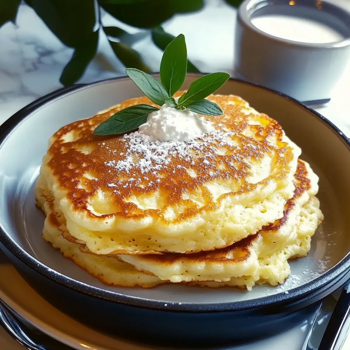 Cottage Cheese Oven Pancakes