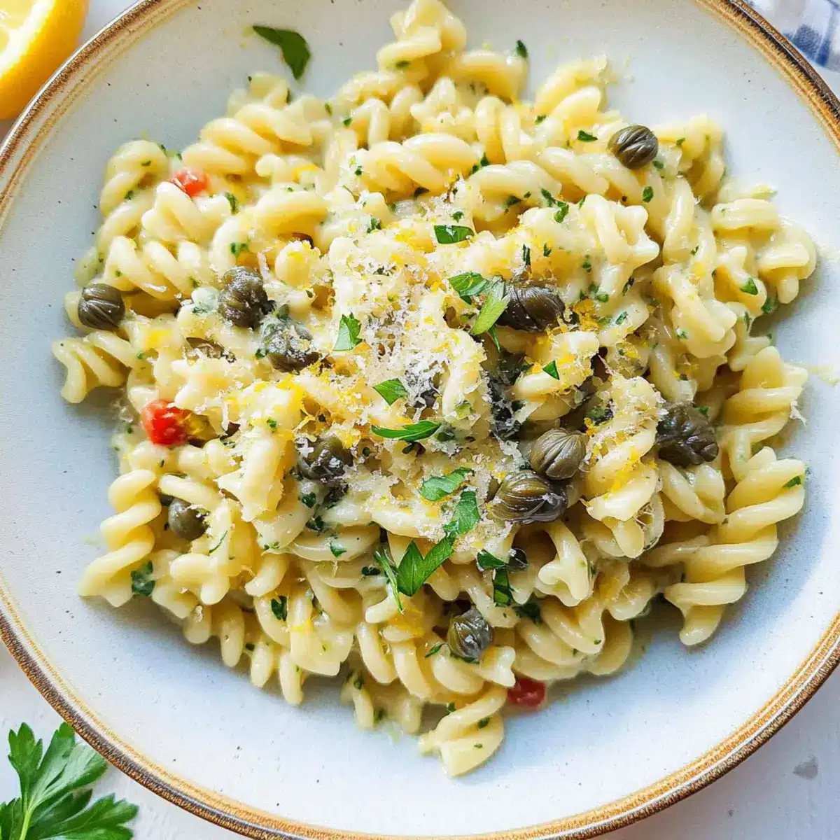 Lemon Caper Pasta
