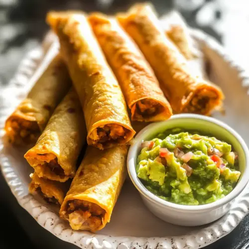 Crispy Vegan Taquitos