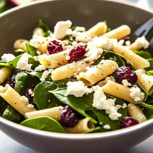 Spinach Pasta Salad