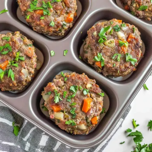 Veggie-Loaded Mini Meatloaves