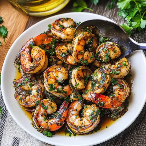 Pan Seared Chimichurri Shrimp