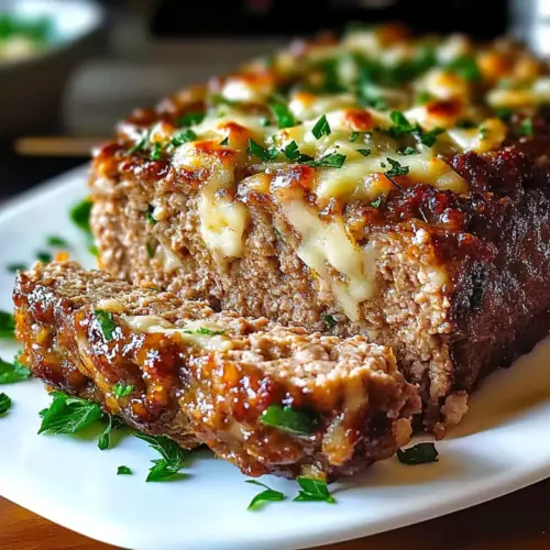 Garlic Parmesan Meatloaf