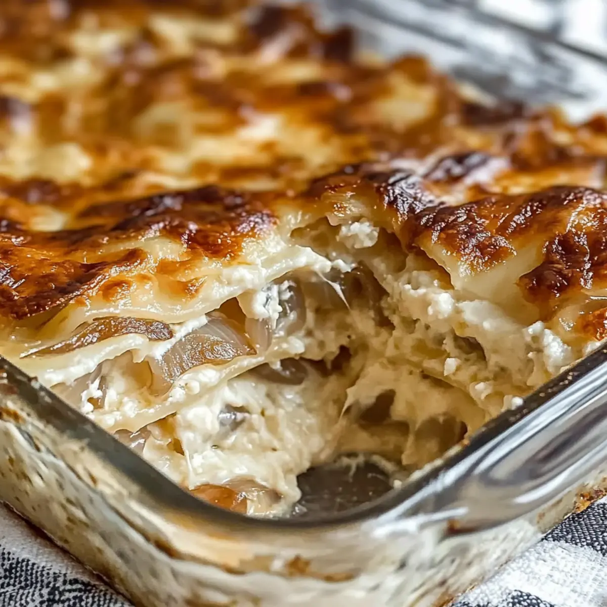 French Onion Lasagna