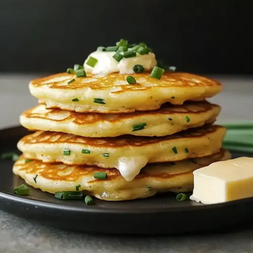Cheese & Chive Pancakes