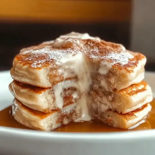 Cinnamon Roll Pancakes