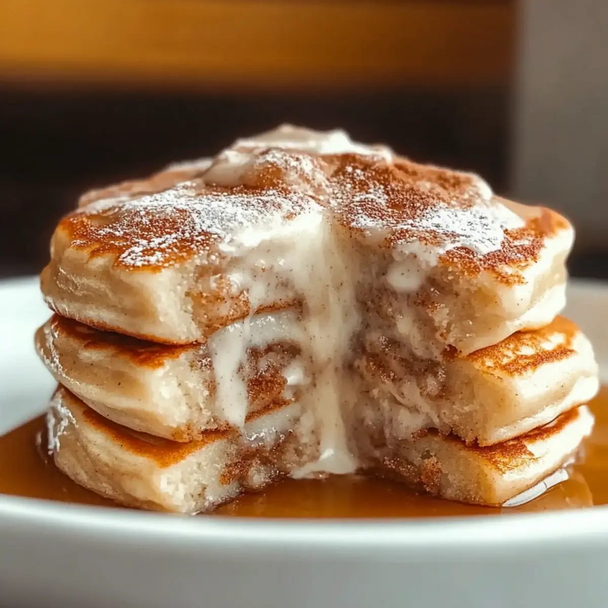 Cinnamon Roll Pancakes