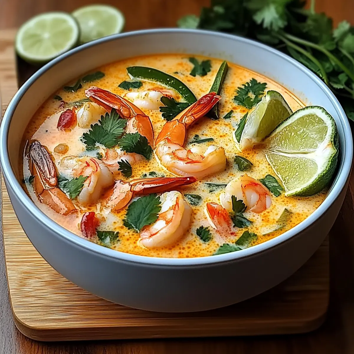 Thai Coconut Shrimp Soup