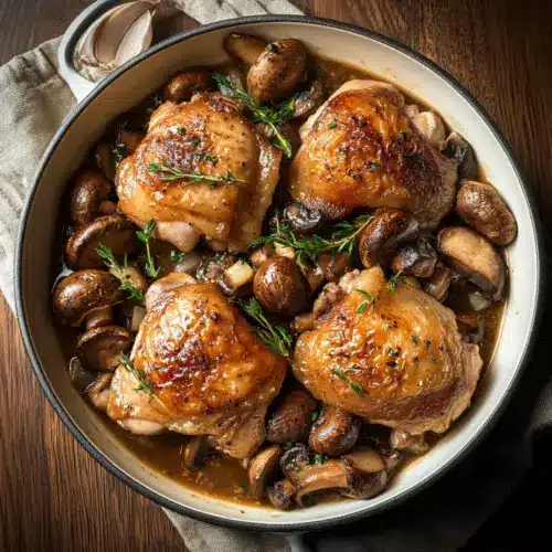 Chicken Thighs with Mushrooms