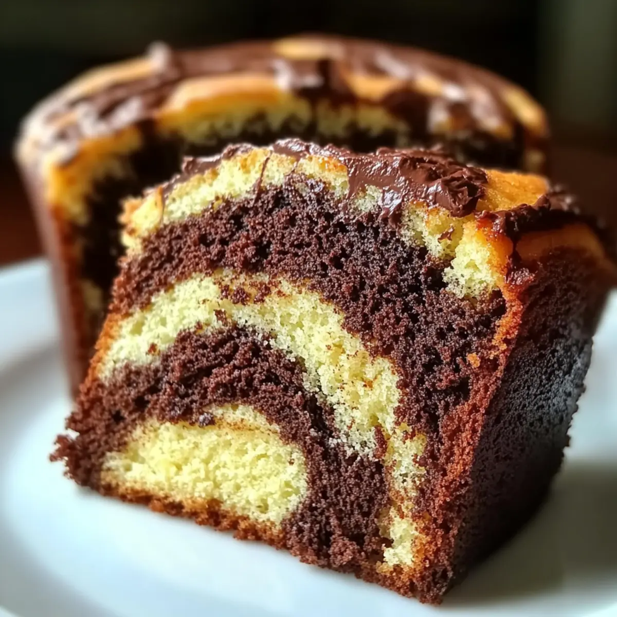 Moist Marble Cake