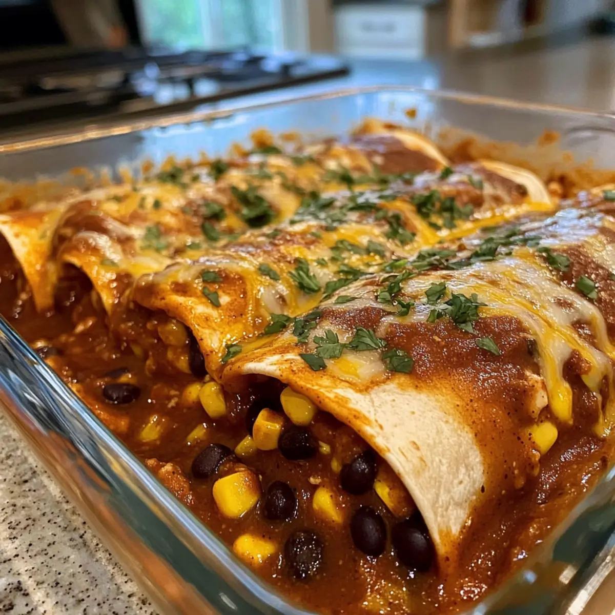 Vegetarian Black Bean Enchiladas
