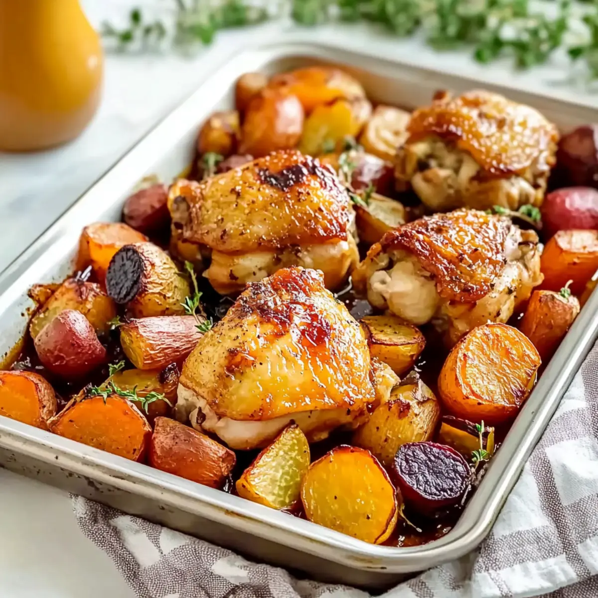 Sheet Pan Chicken Thighs
