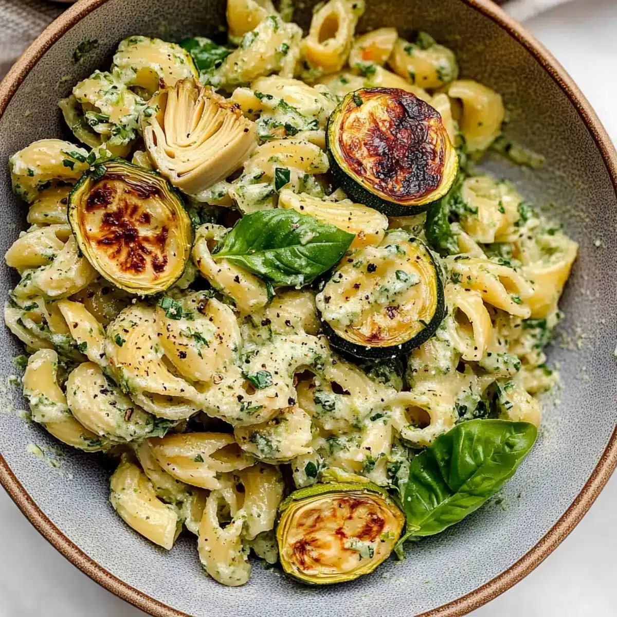 Lemon Basil Pasta Salad