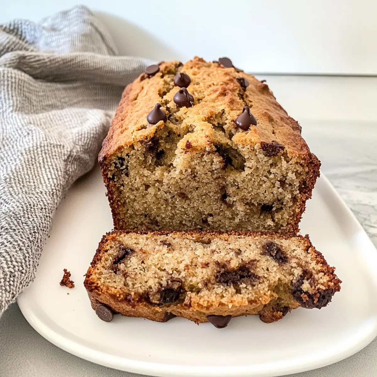 Oat Flour Banana Bread