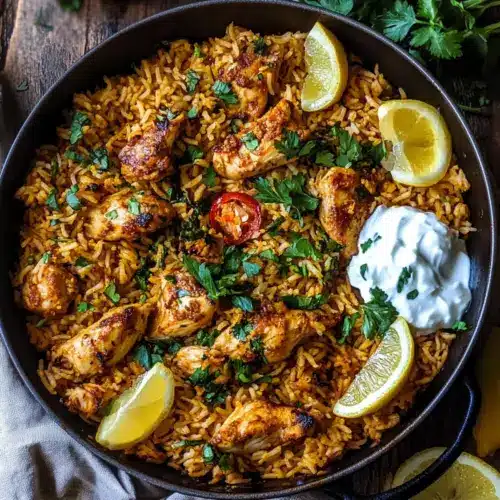 One Pot Chicken Shawarma Rice
