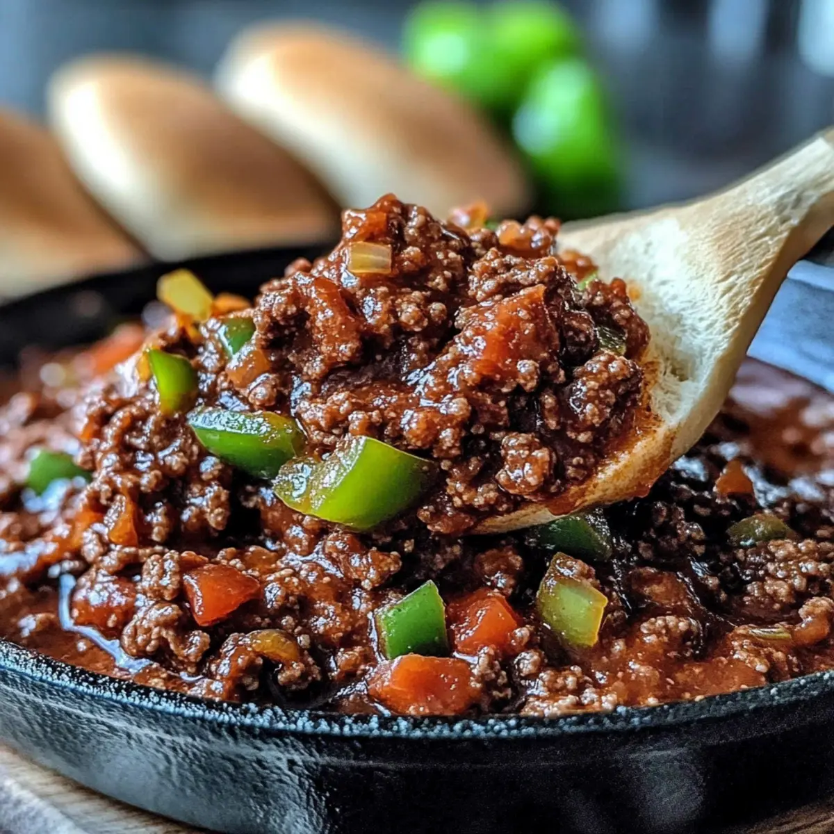 Hamburger Meat Sloppy Joe Skillet