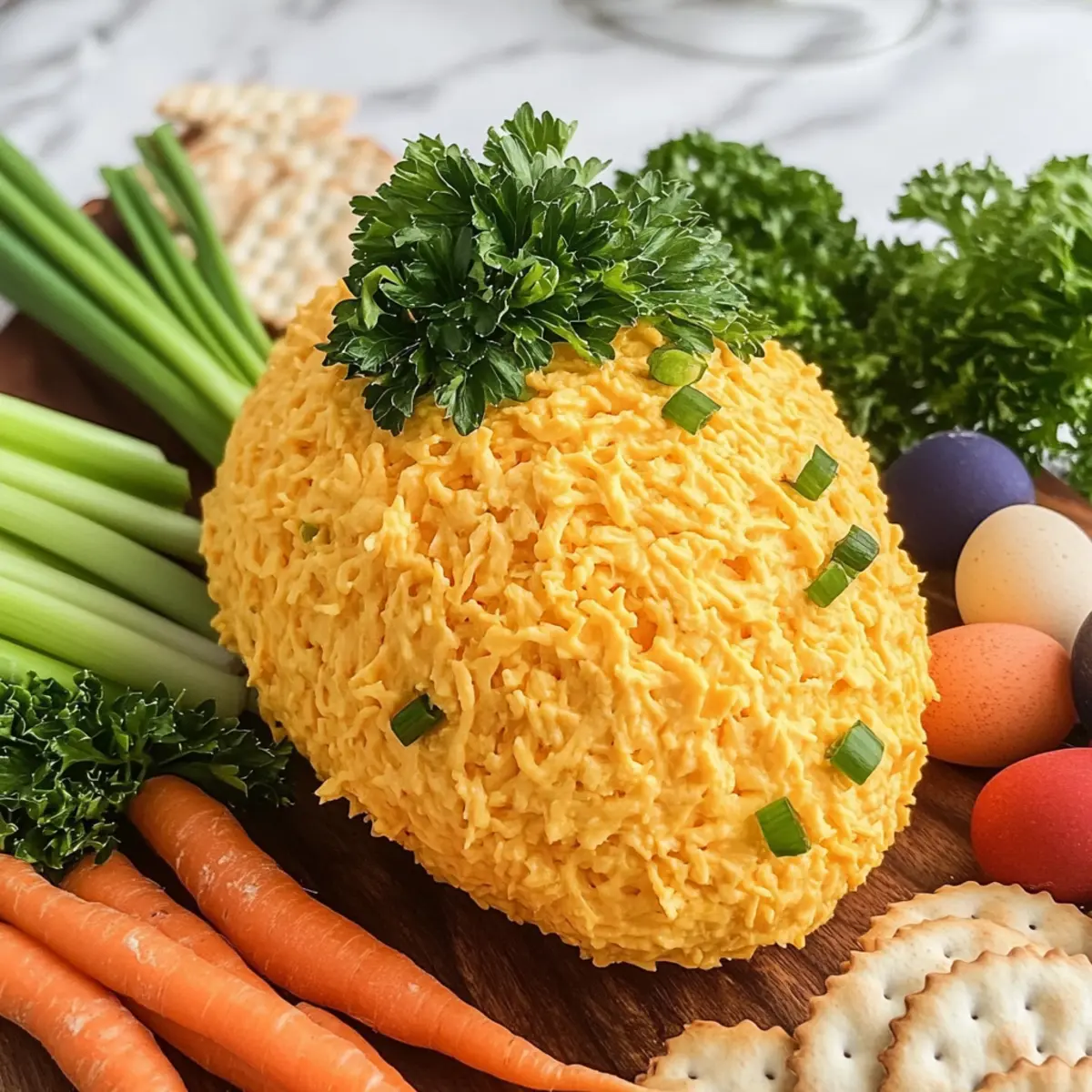 Easter Carrot Cheeseball