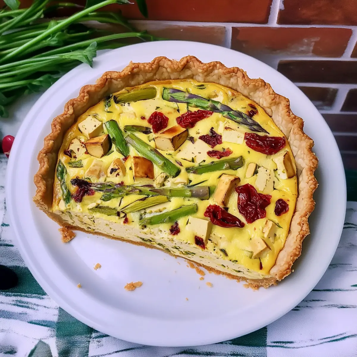 Vegan Tofu Quiche