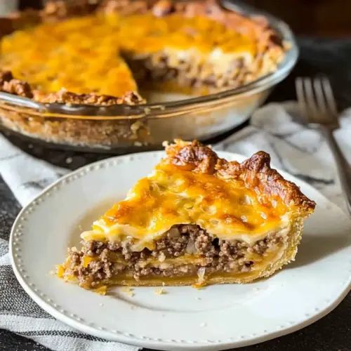 Impossible Cheeseburger Pie