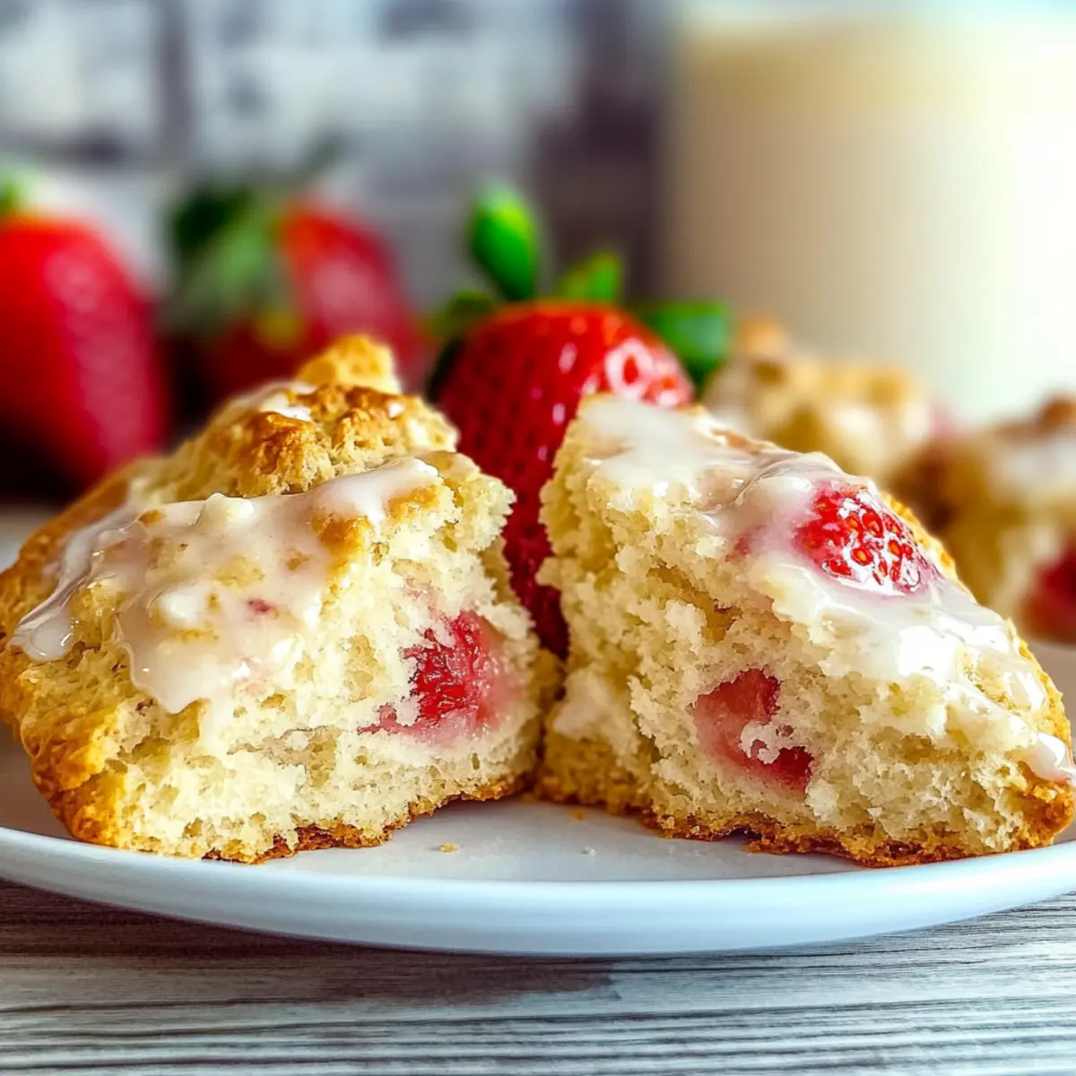 Strawberry Scones