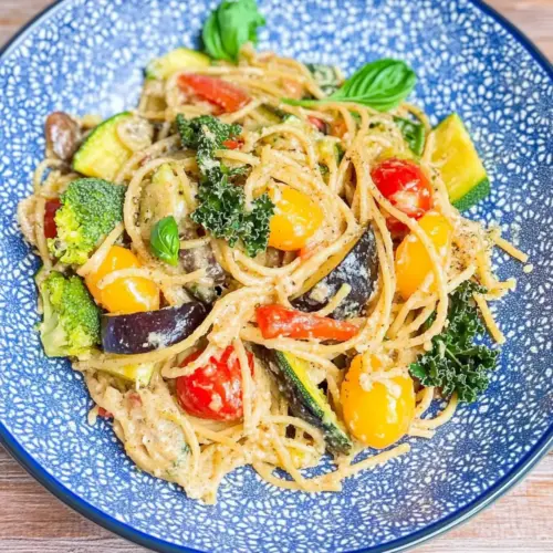 Vegan One Pot Spaghetti with Vegetables