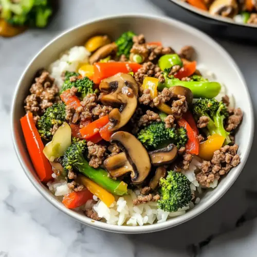 Ground Beef Stir Fry