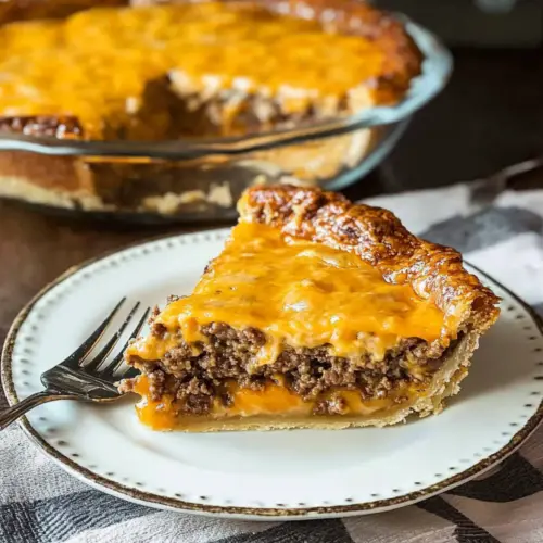 Impossible Cheeseburger Pie