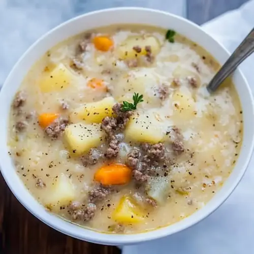 Potato & Hamburger Soup