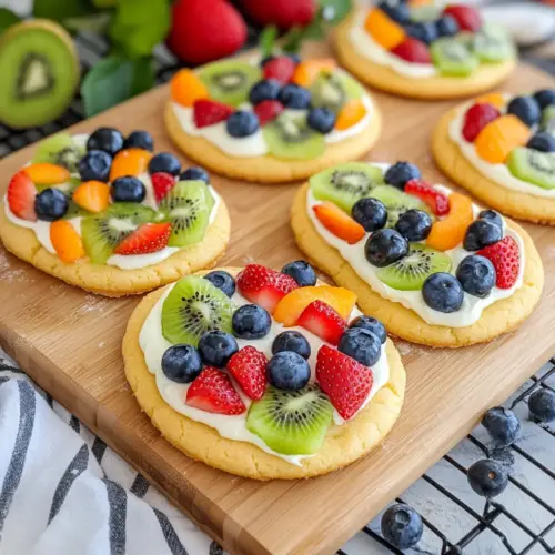 Easter Egg Fruit Pizzas