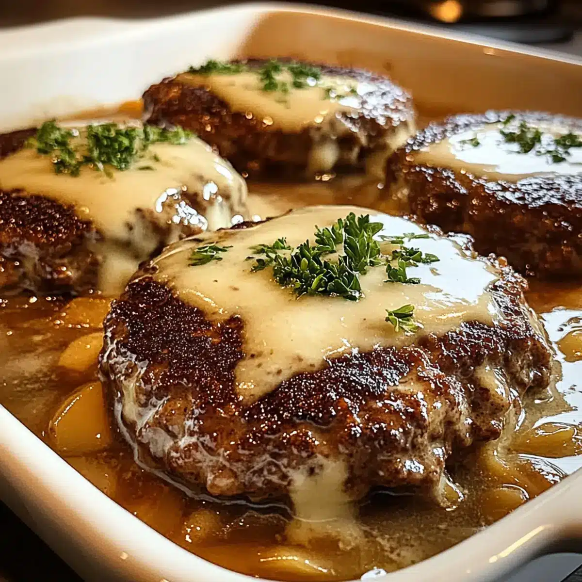 Amish Beef Beef Hamburger Steak Bake