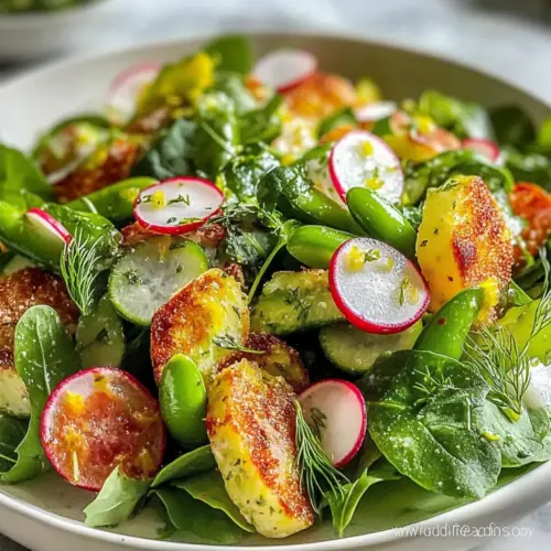 Spring Salad with Lemon Vinaigrette