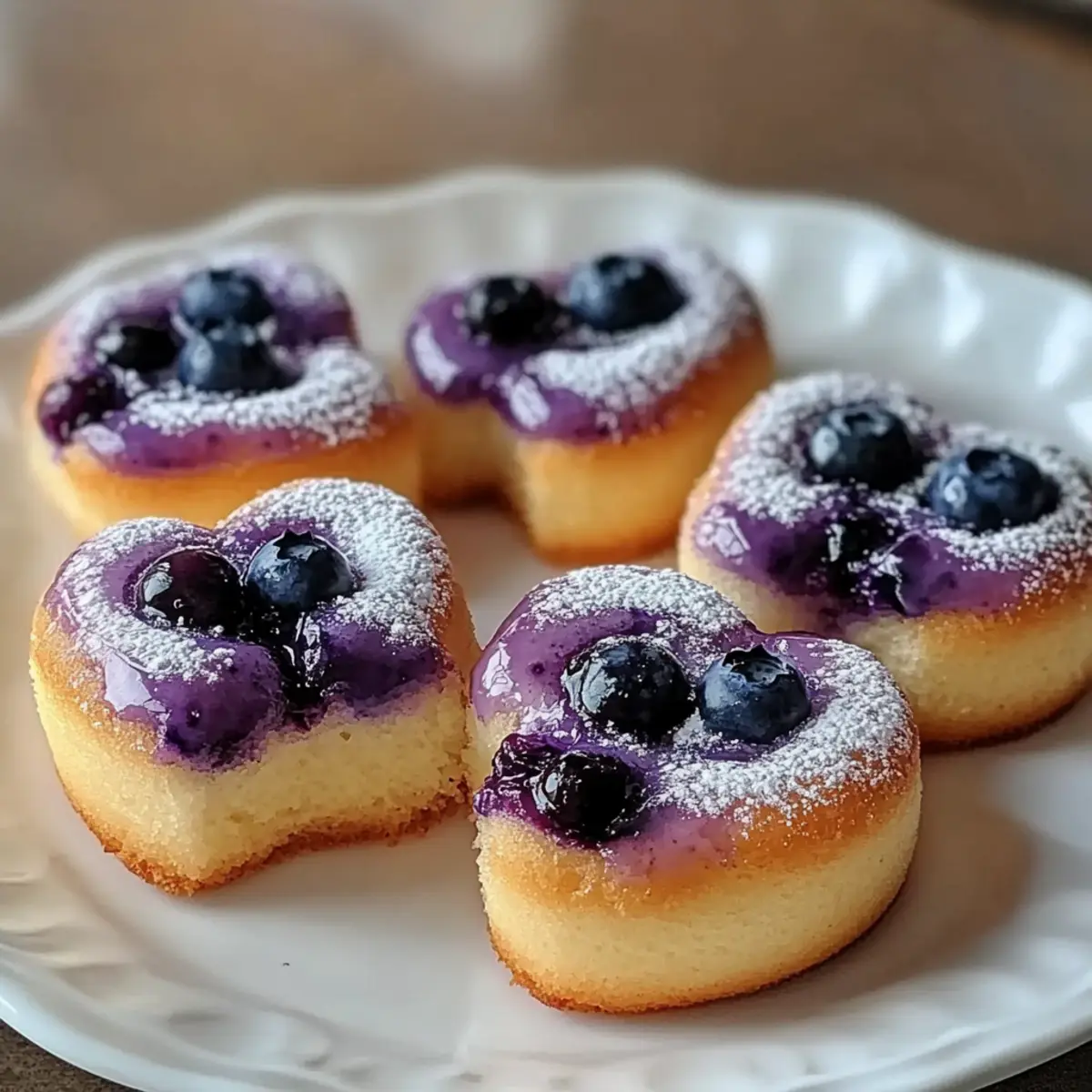 Lavender Blueberry Tea Cakes