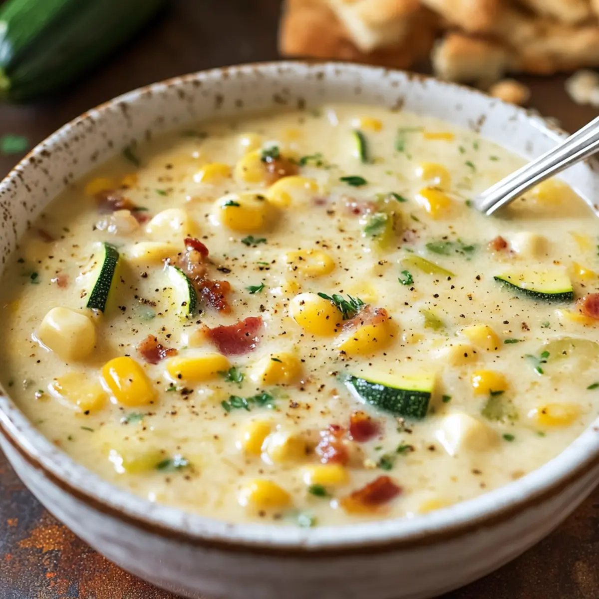 Corn and Zucchini Chowder