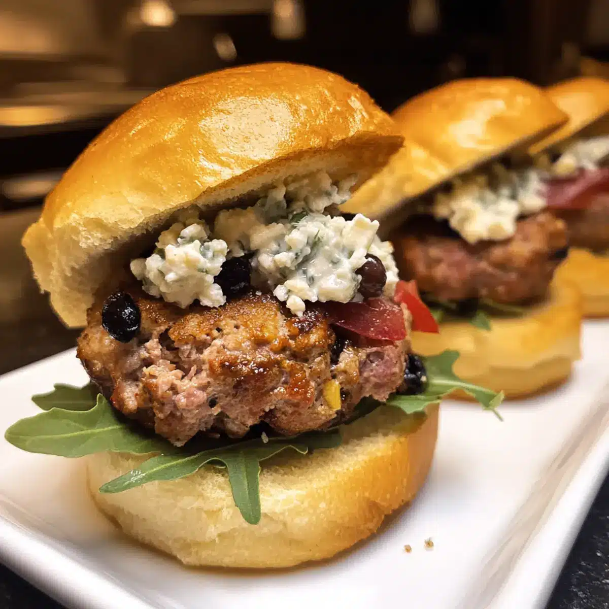 Mediterranean Meatloaf Sliders