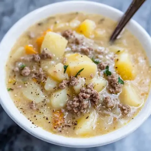 Potato & Hamburger Soup
